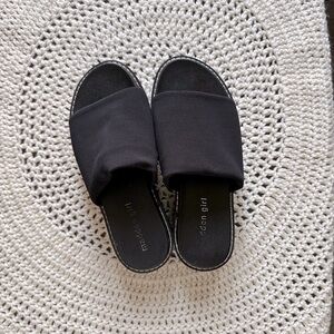Women's Black Slide Sandals - Madden girl
